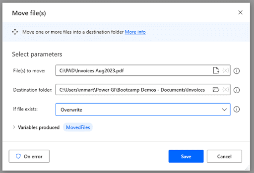 Move file in SharePoint