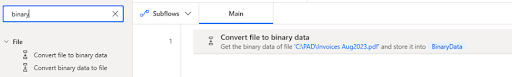 How to Convert file to binary data