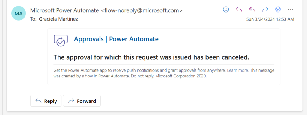 Power automate approval workflows