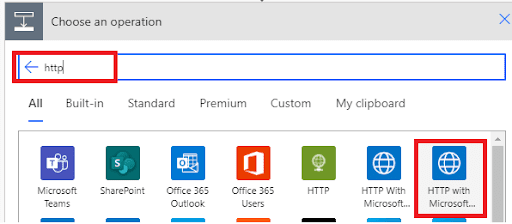 HTTP With Microsoft Entra ID (Pre-authorized) connector