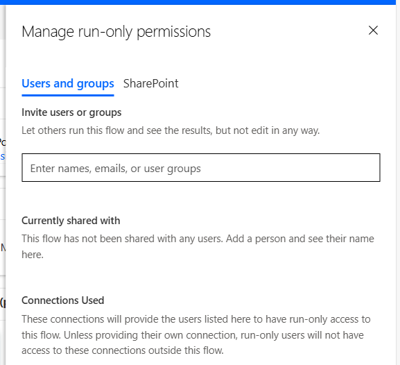 Manage run-only permissions