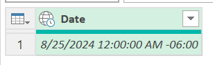 DateTime zone column