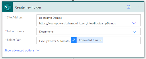 Create New Sharepoint Folder