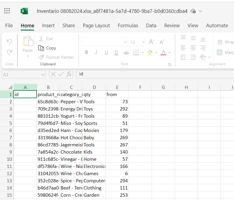 Excel Files