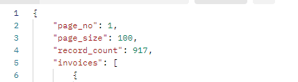 API page numbers to paginate