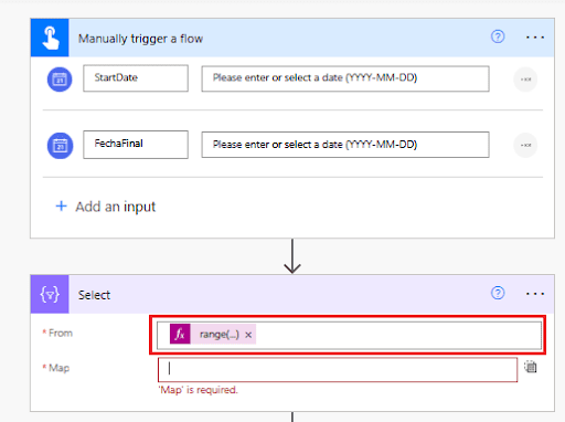 Manually Trigger a Flow Column