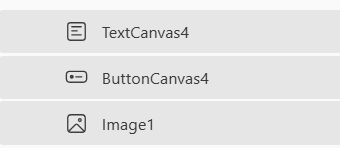 Add image, button and text controls Column