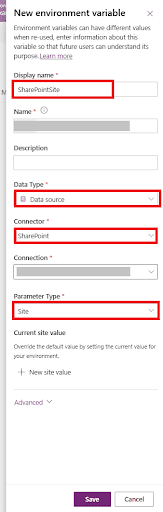 Environment Variable Column