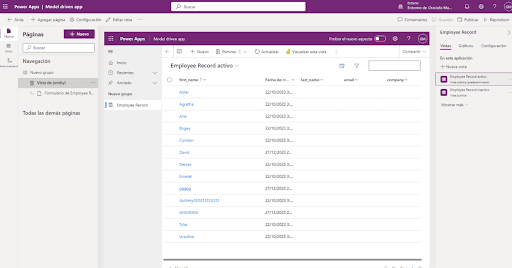 Power Apps Column