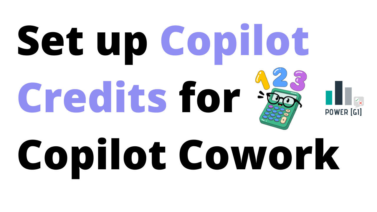 Set up Copilot Credits for Copilot Cowork